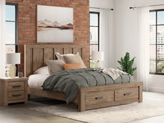 3 Brothers Decor - Ashley Furniture - Oliandon Bedroom - King Panel Storage Bed - PCB2844B7