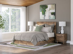 3 Brothers Decor - Ashley Furniture - Chirason Bedroom - Queen Panel Bed with Storage / Brown - PCB3367B4