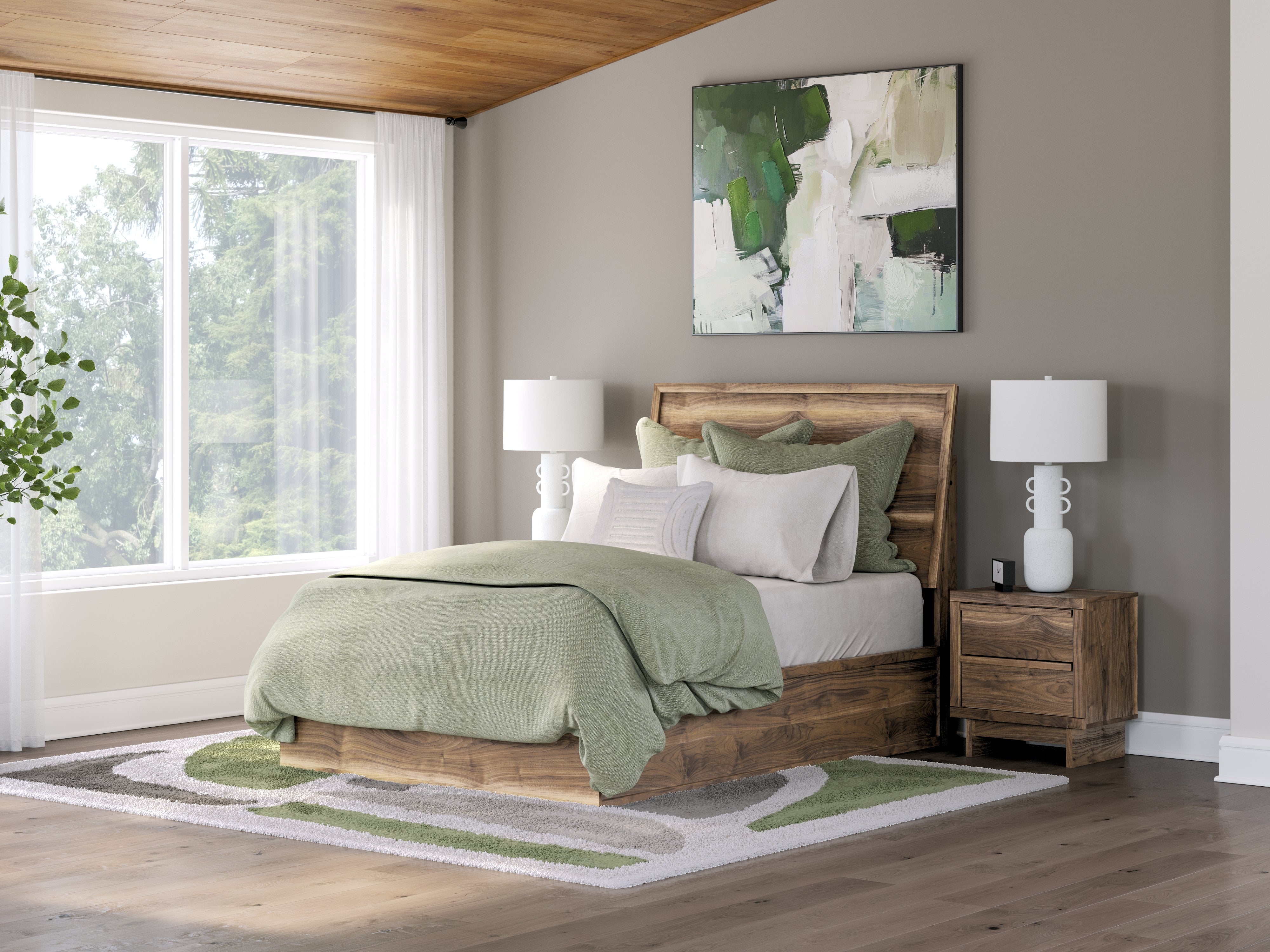 3 Brothers Decor - Ashley Furniture - Chirason Bedroom - Full Panel Bed / Brown - PCB3367B22