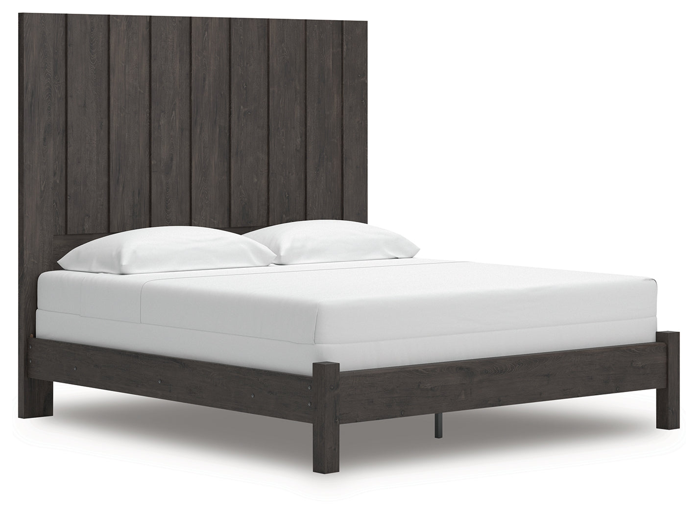 3 Brothers Decor - Ashley Furniture - Fraluna Bedroom - King Panel Bed / Charcoal - PCB3370B8