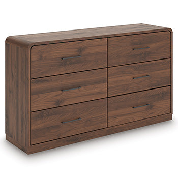 3 Brothers Decor - Ashley Furniture - Fortlorn Bedroom - Dresser / Walnut Brown - PCB386-31