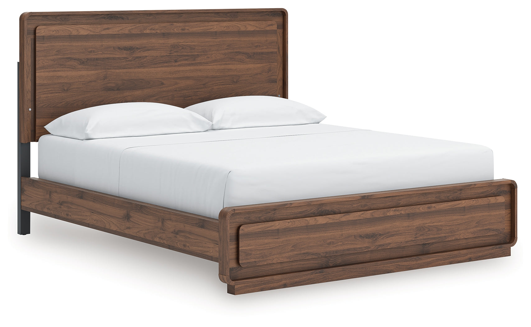 3 Brothers Decor - Ashley Furniture - Fortlorn Bedroom - California King Panel Bed / Walnut Brown - PCB386B5