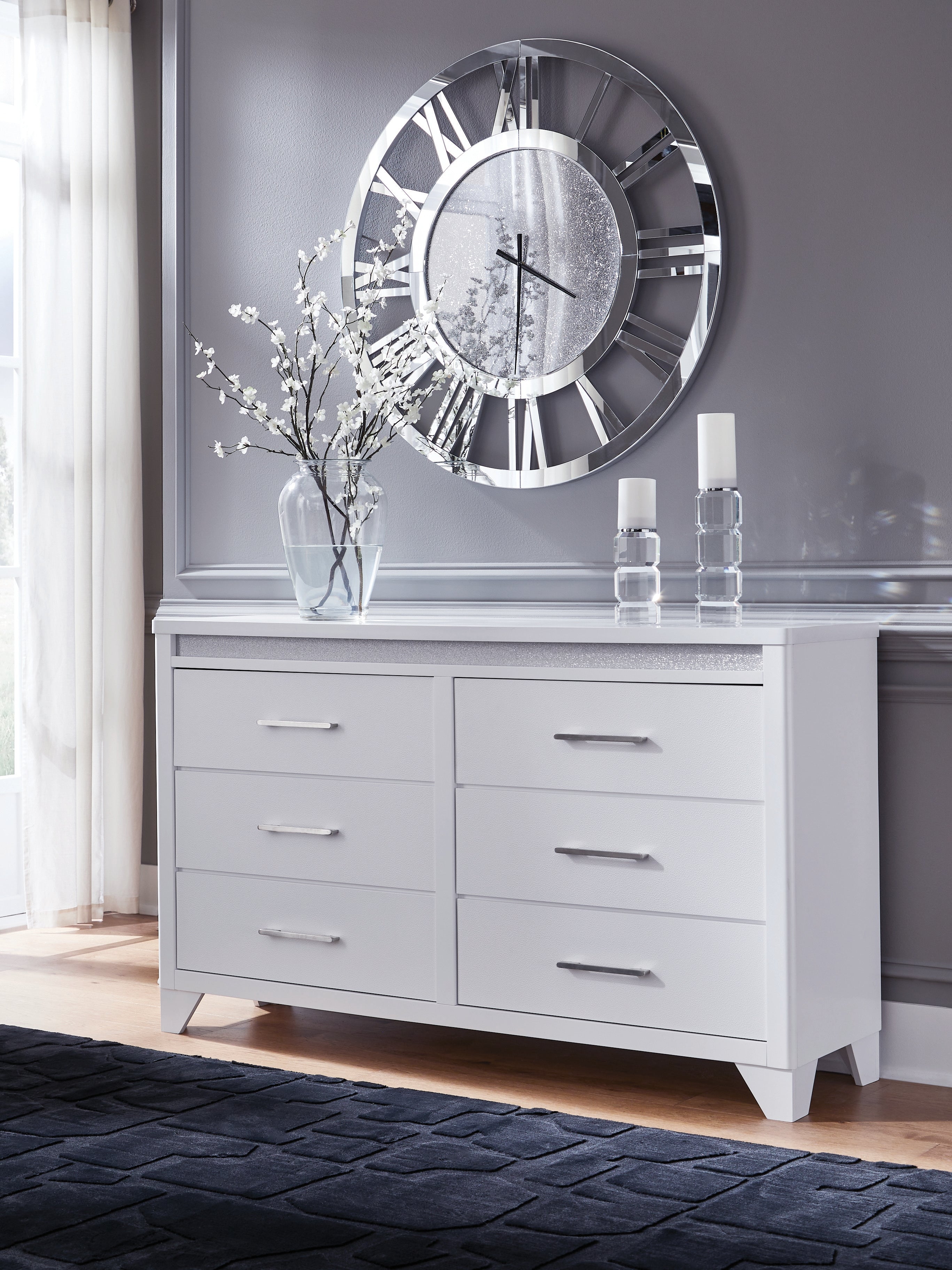3 Brothers Decor - Ashley Furniture - Jarlee Bedroom - Dresser / White - PCB392-31