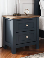 3 Brothers Decor - Ashley Furniture - Landocken Bedroom - Two Drawer Night Stand - B414-92