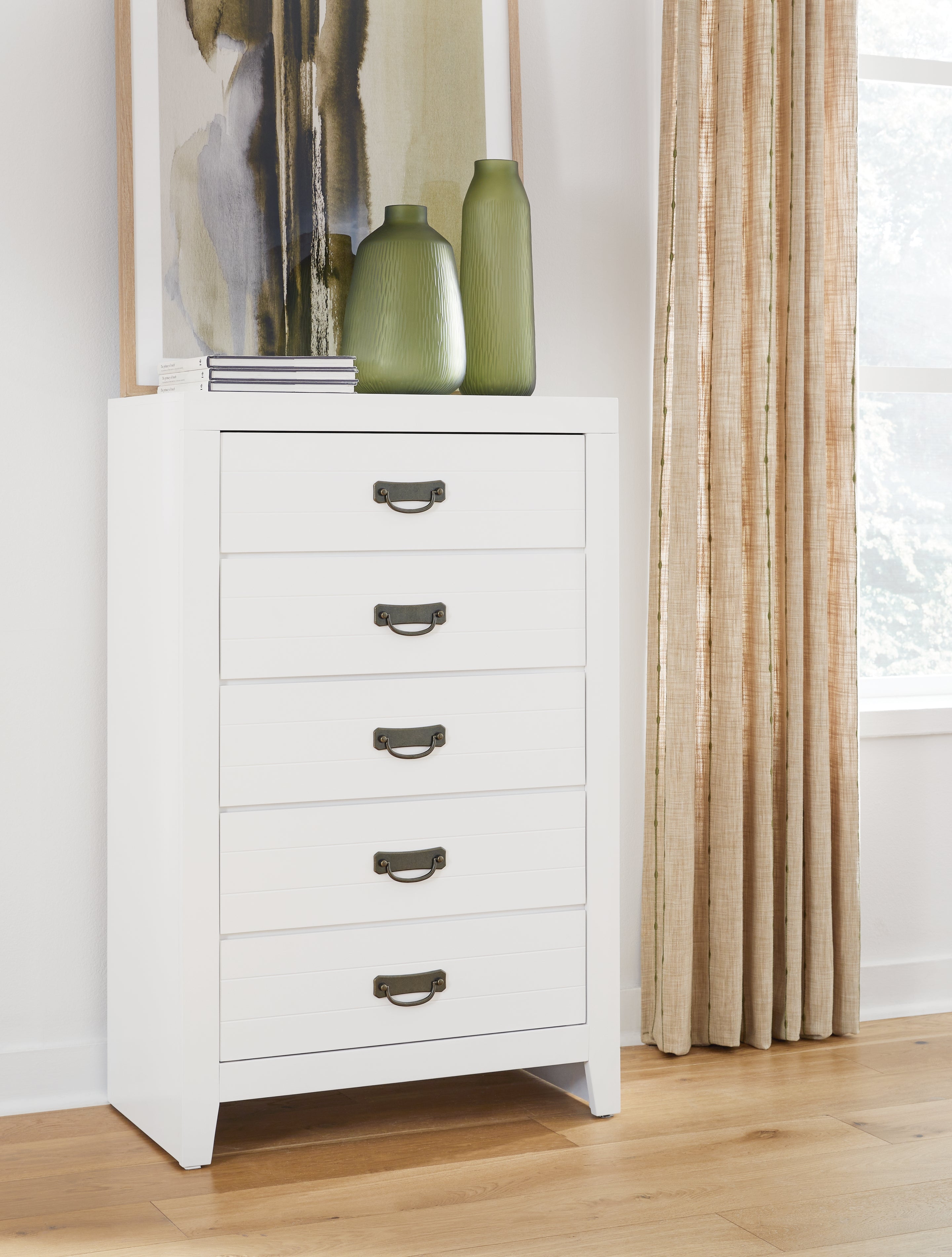 3 Brothers Decor - Ashley Furniture - Binterglen Bedroom - Five Drawer Chest - B427-46