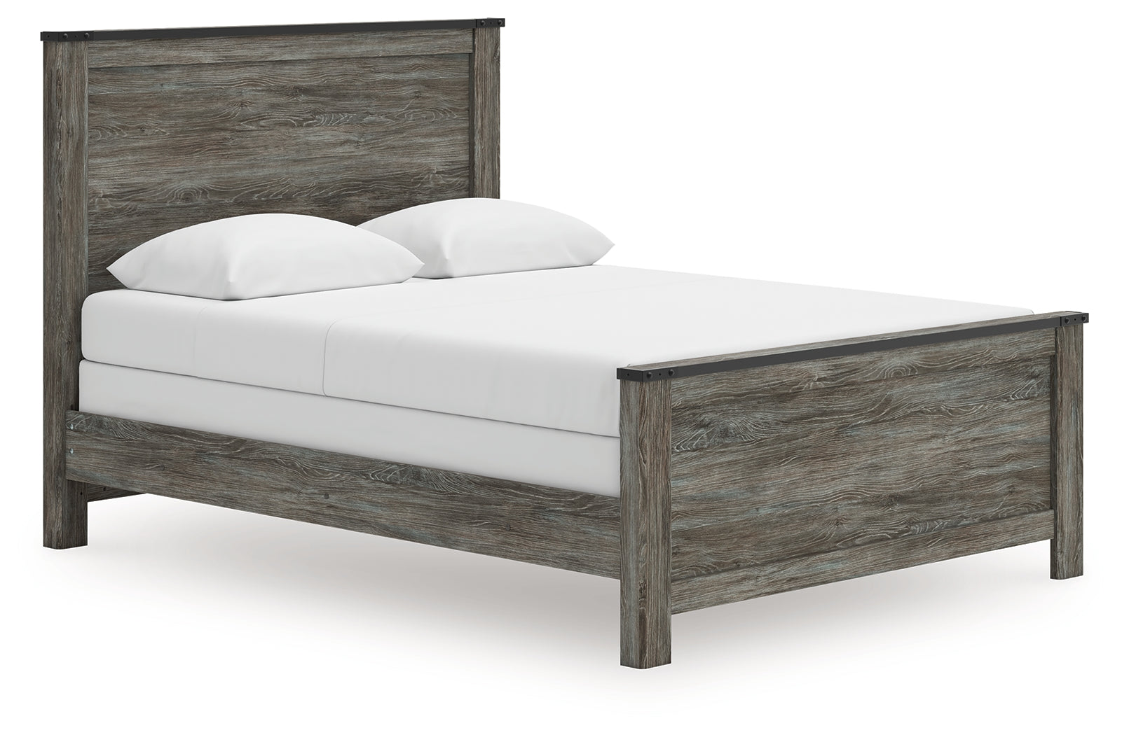 3 Brothers Decor - Ashley Furniture - Frandern Bedroom - Queen Panel Bed / Black/Gray - B4480B21