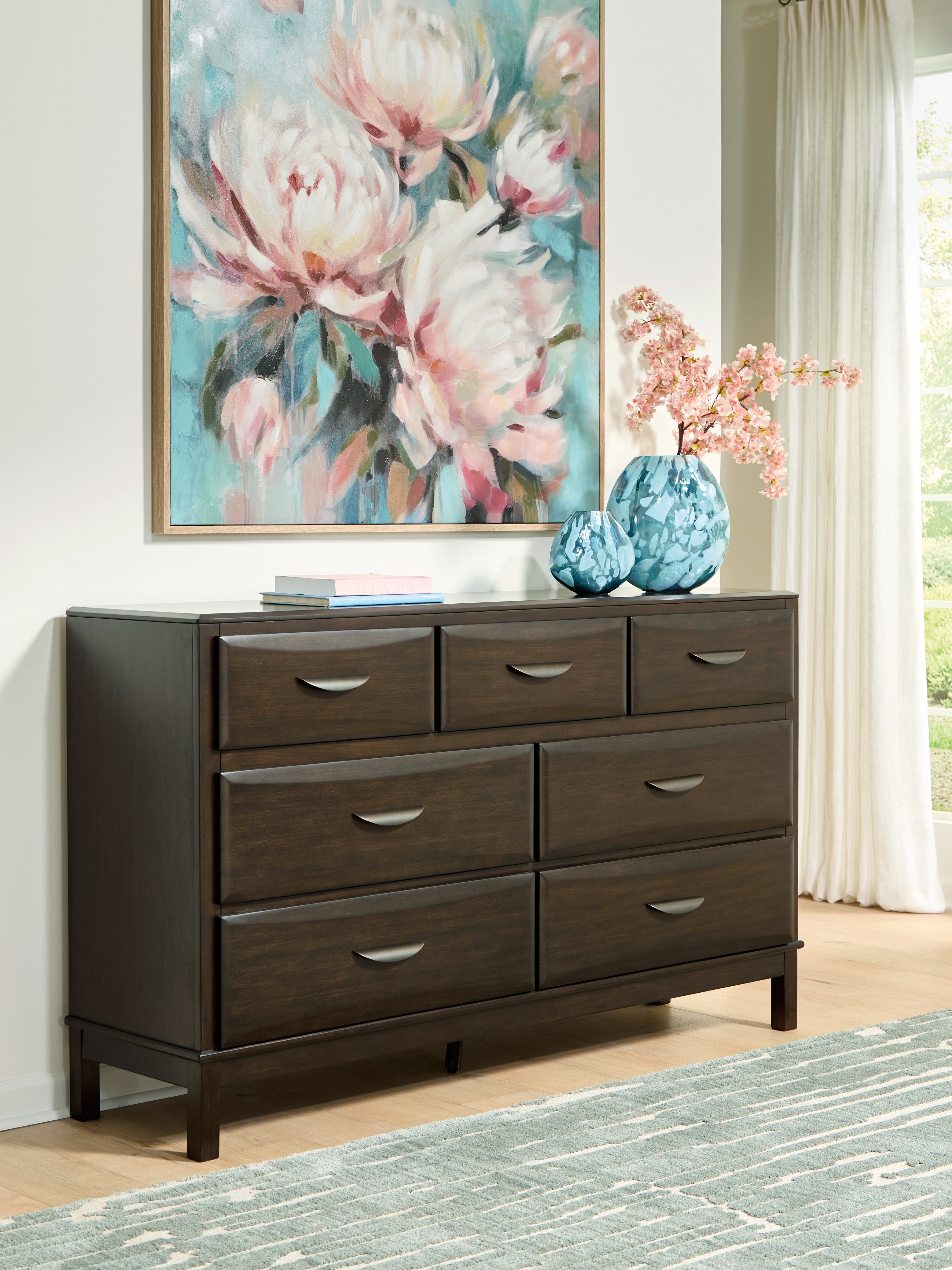 3 Brothers Decor - Ashley Furniture - Vanmore Bedroom - Dresser / Dark Brown - B479-31