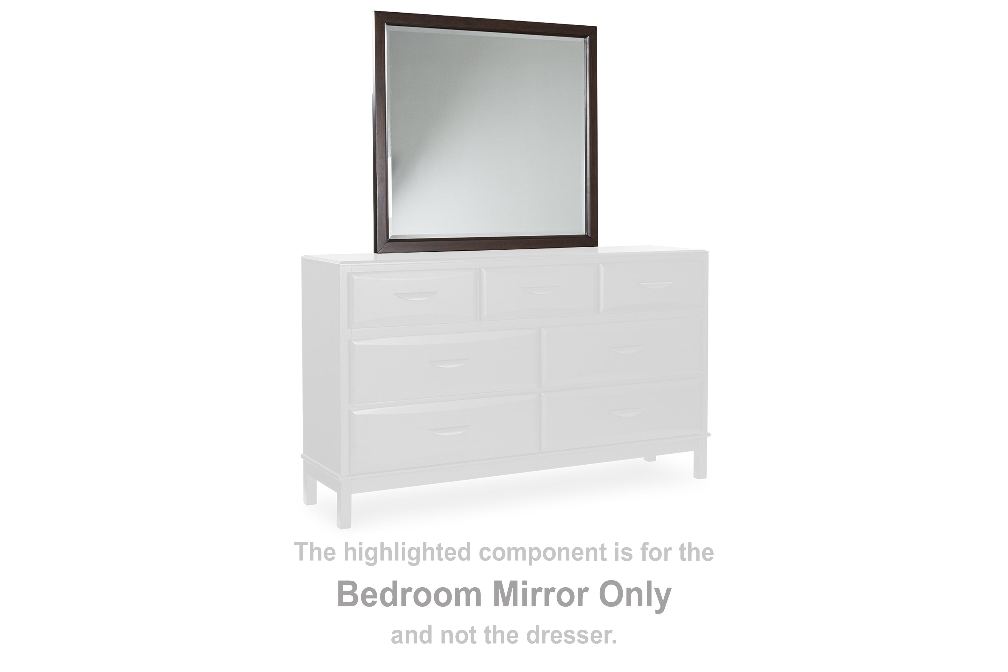 3 Brothers Decor - Ashley Furniture - Vanmore Bedroom - Bedroom Mirror / Dark Brown - B479-36