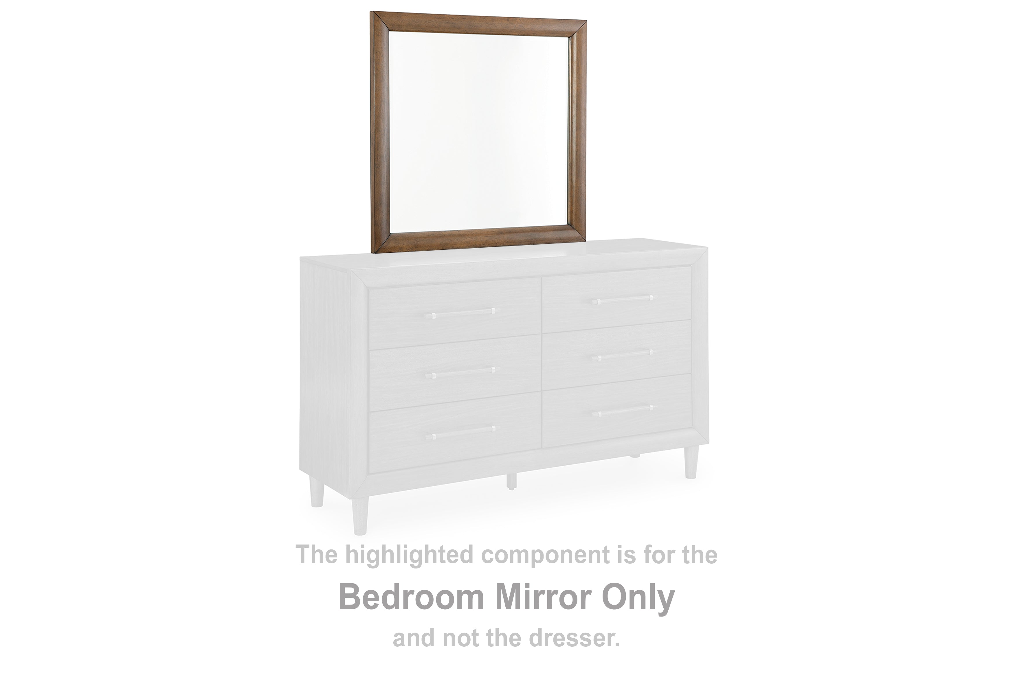 3 Brothers Decor - Ashley Furniture - Lyncott Bedroom - Bedroom Mirror / Brown - B615-36
