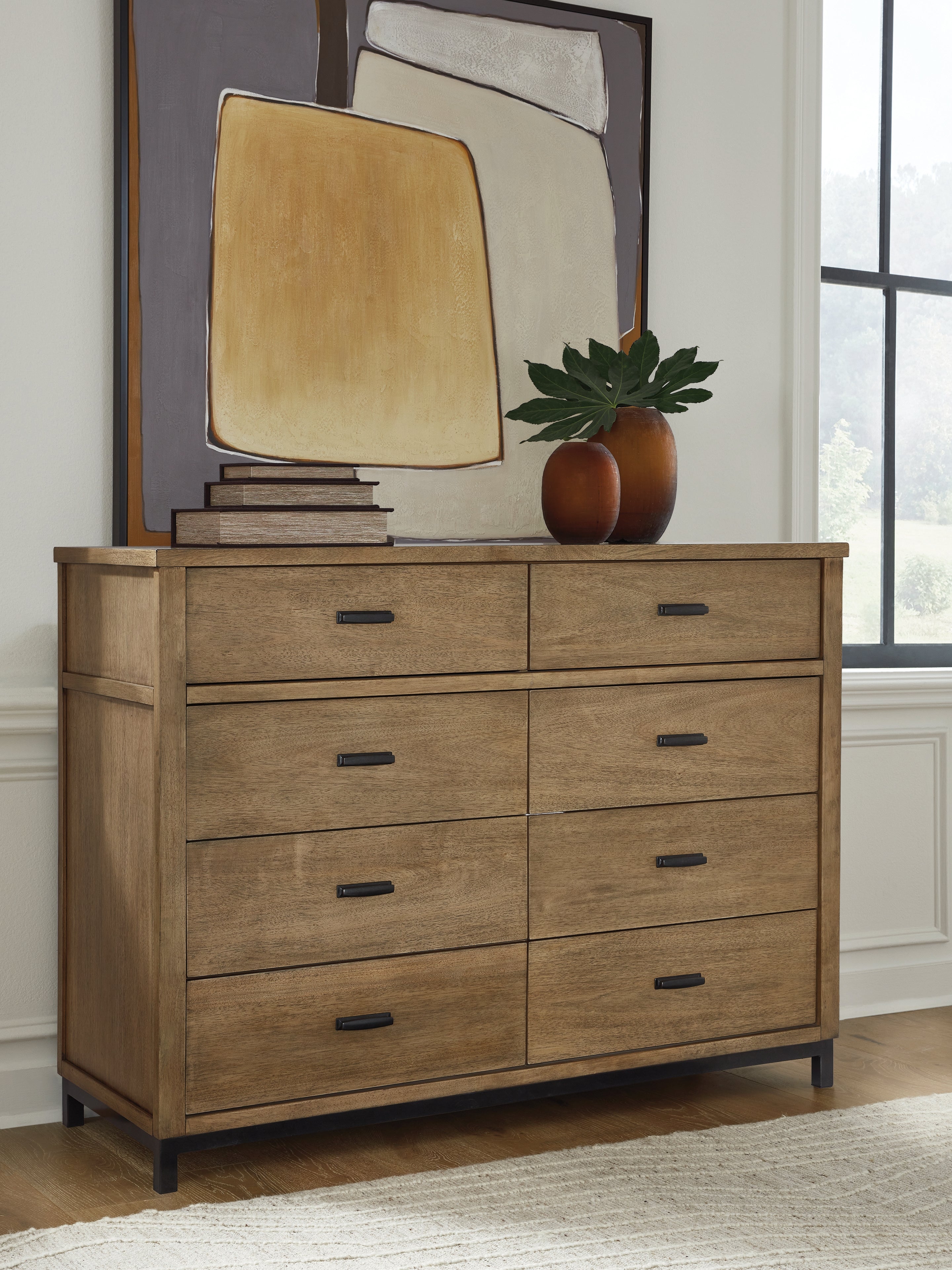 3 Brothers Decor - Ashley Furniture - Tomtyn Bedroom - Dresser / Light Brown - B622-31
