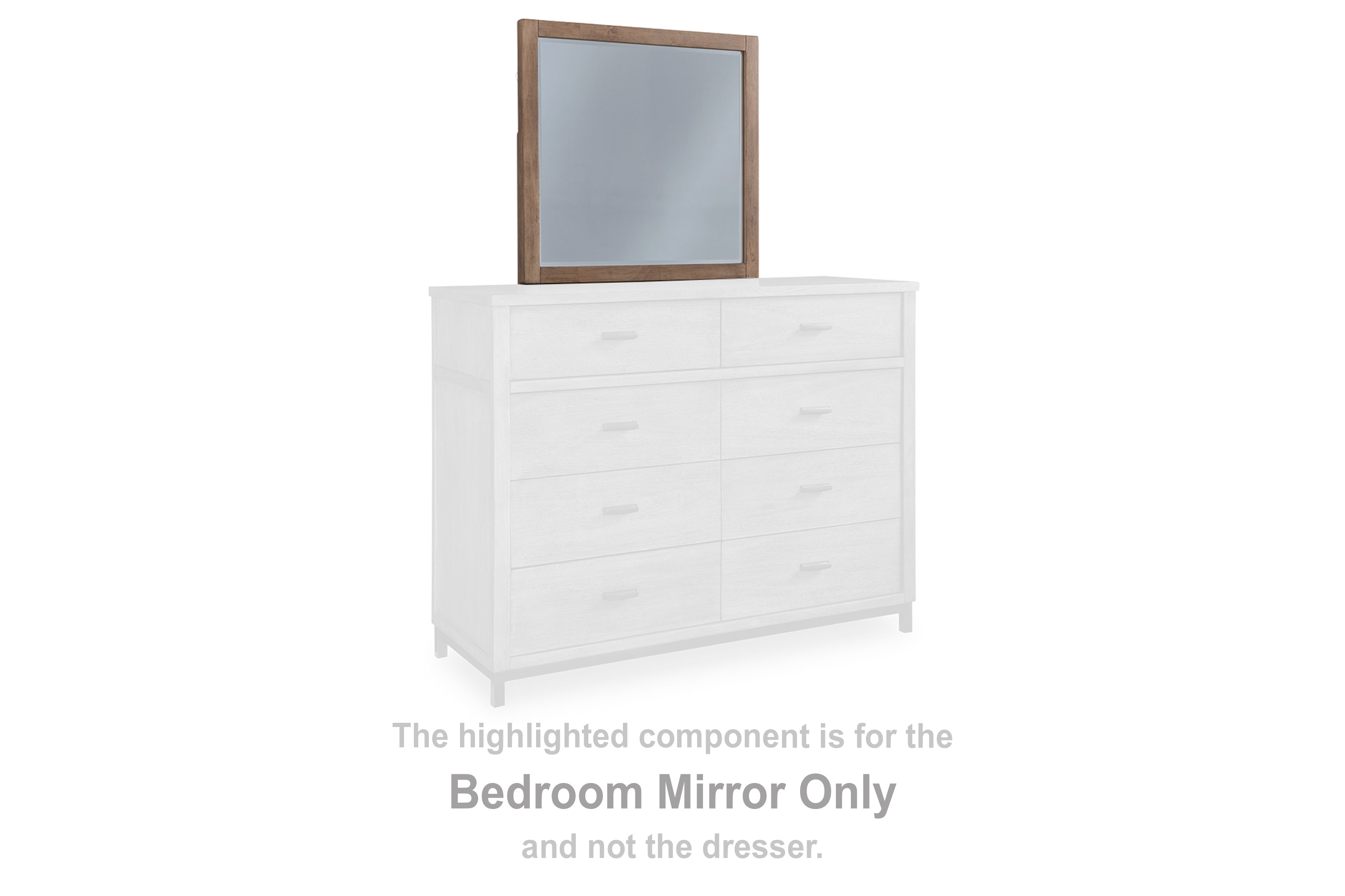 3 Brothers Decor - Ashley Furniture - Tomtyn Bedroom - Bedroom Mirror / Light Brown - B622-36