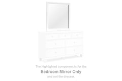 3 Brothers Decor - Ashley Furniture - Fortman Bedroom - Bedroom Mirror / White - B680-36