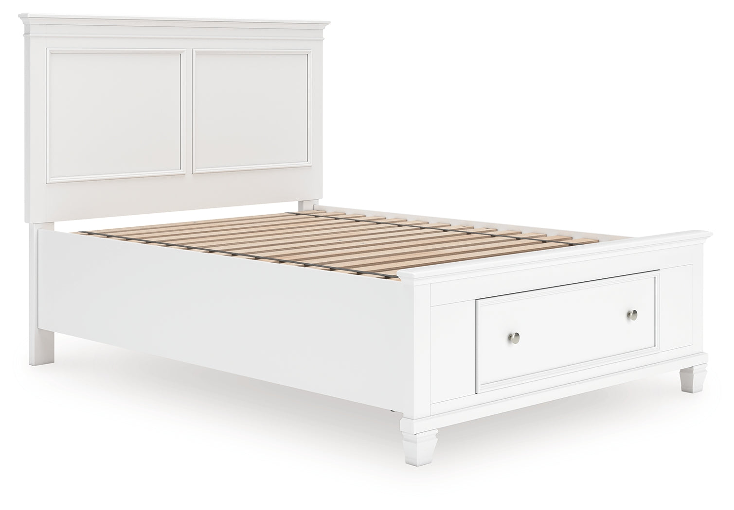 3 Brothers Decor - Ashley Furniture - Fortman Bedroom - Full Panel Storage Bed / White - B680B25