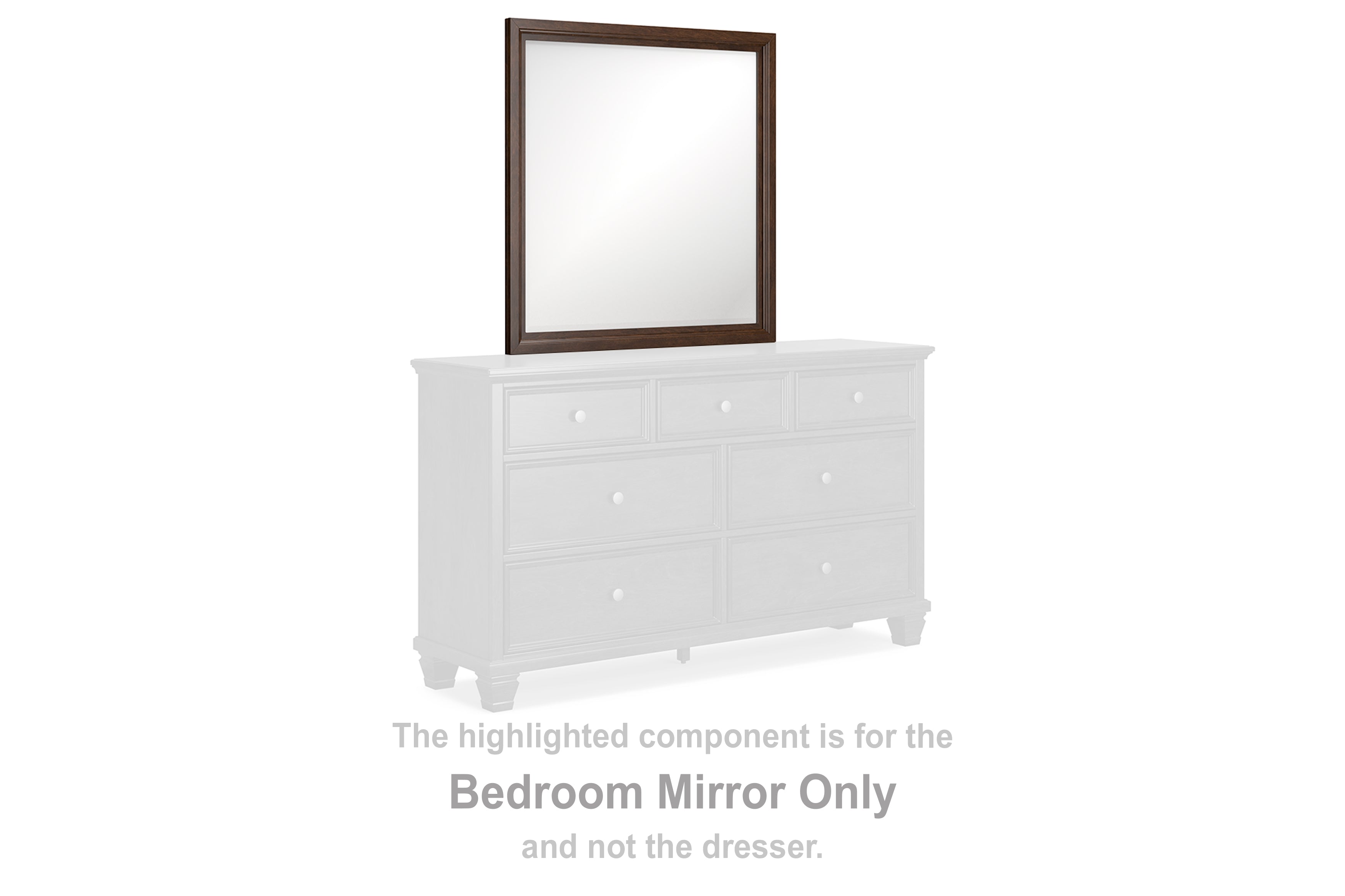 3 Brothers Decor - Ashley Furniture - Danabrin Bedroom - Bedroom Mirror / Brown - B685-36
