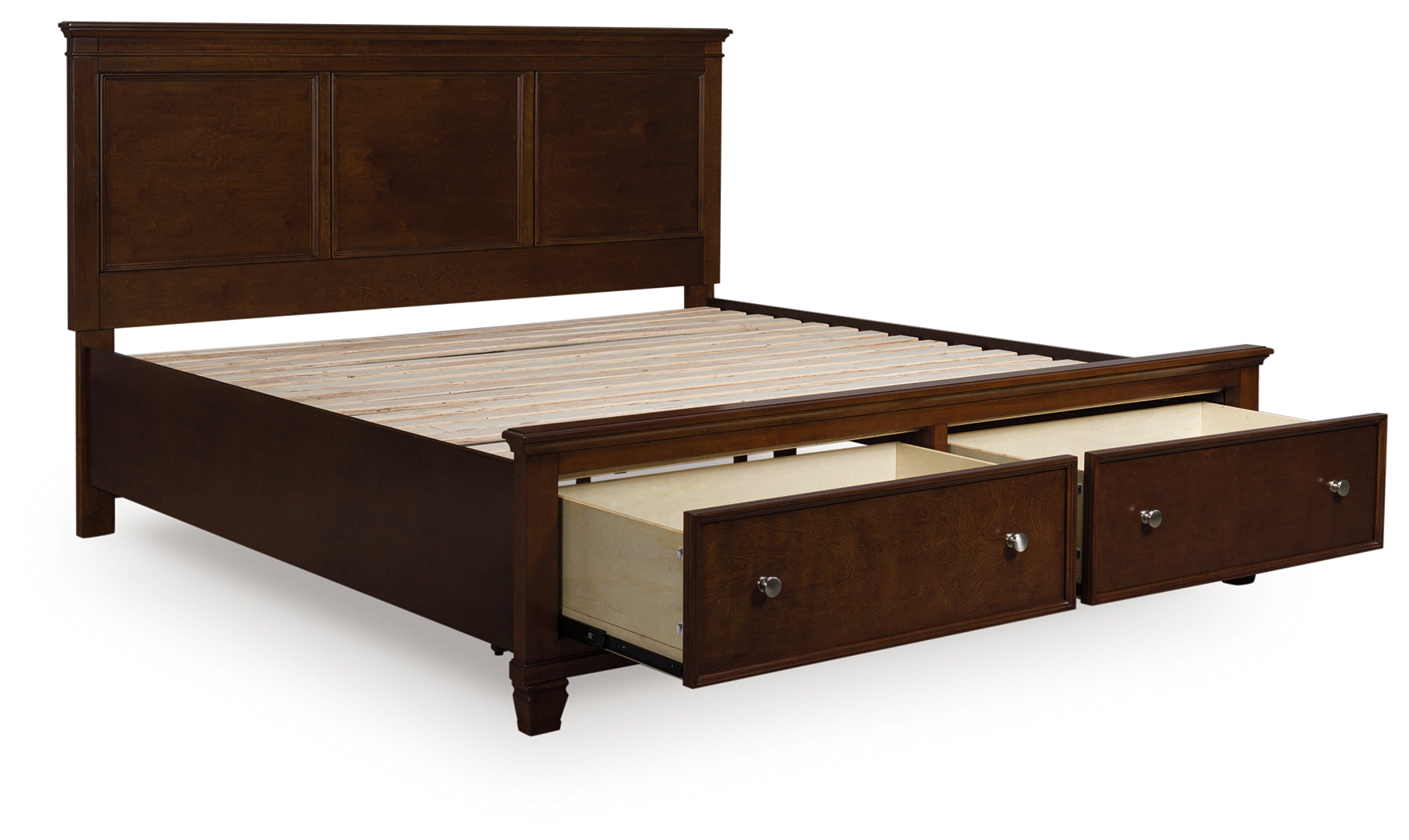 3 Brothers Decor - Ashley Furniture - Danabrin Bedroom - King Panel Storage Bed / Brown - B685B18