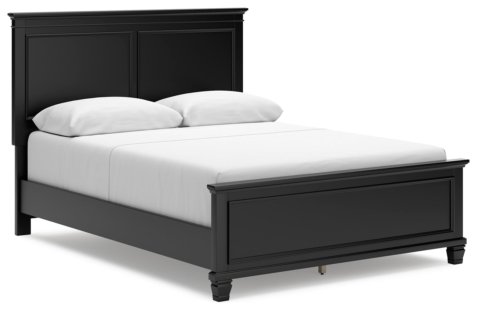 3 Brothers Decor - Ashley Furniture - Lanolee Bedroom - Queen Panel Bed / Black - B687B6