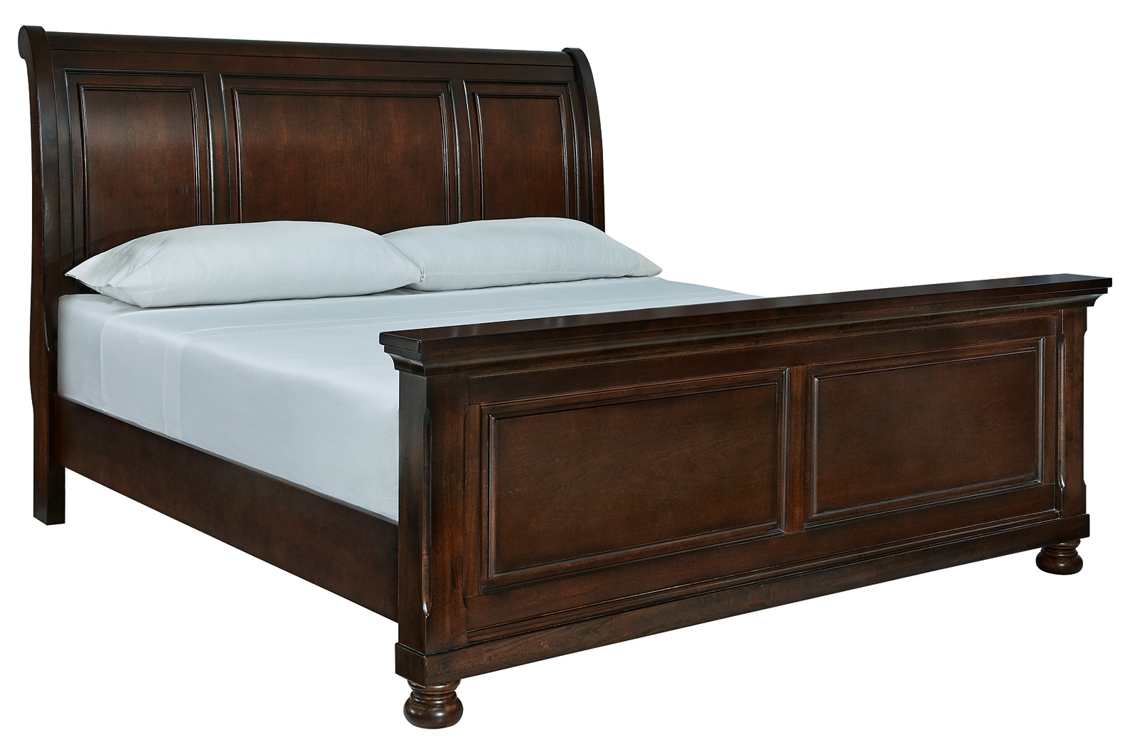 3 Brothers Decor - Ashley Furniture - Porter Bedroom - King Sleigh Bed / Rustic Brown - B697B49