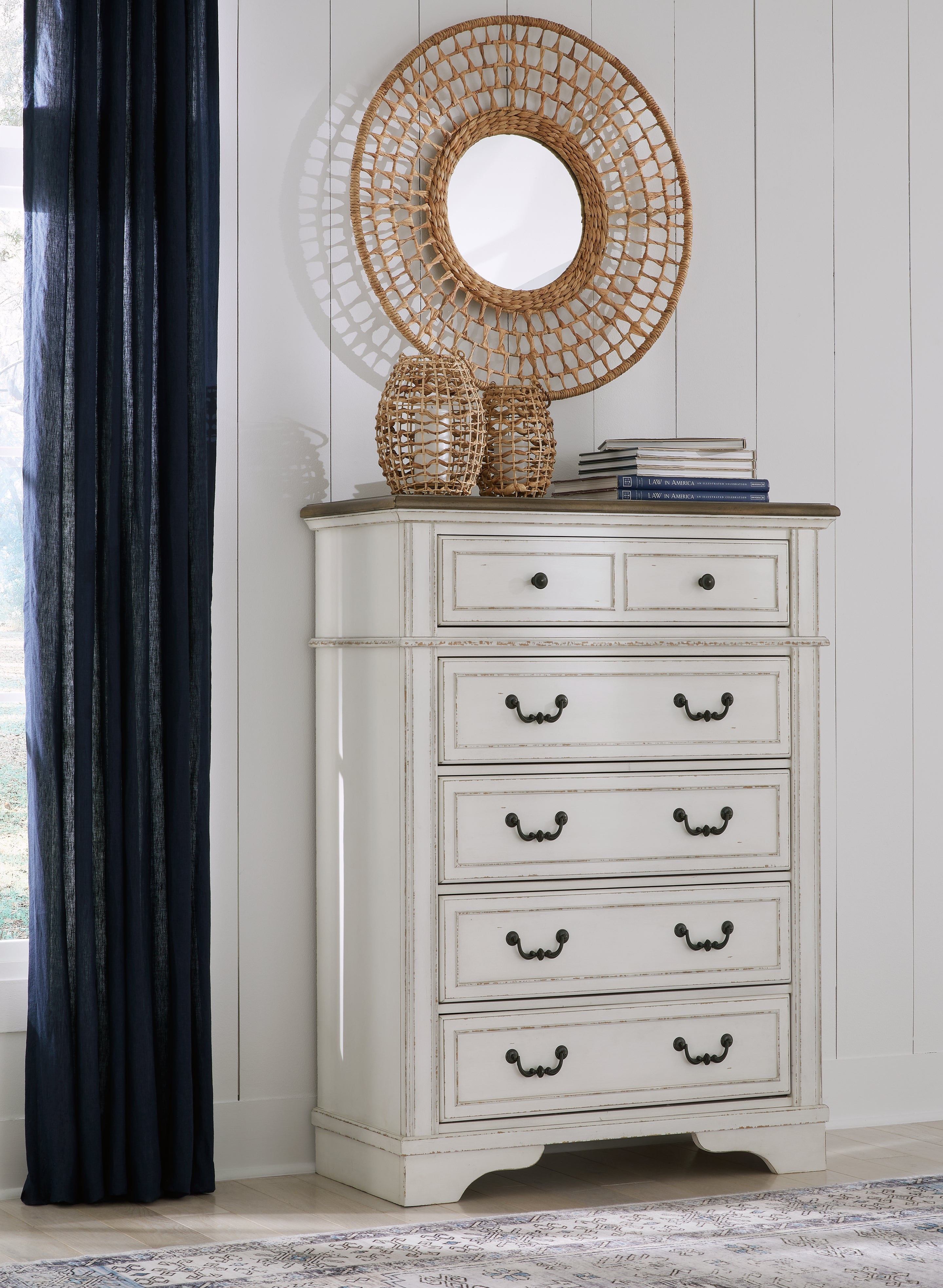3 Brothers Decor - Ashley Furniture - Blendon Bedroom - Five Drawer Chest / Two-tone - B747-46