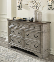 3 Brothers Decor - Ashley Furniture - Lodenbay Bedroom - Dresser / Antique Gray/Brown - B751-31