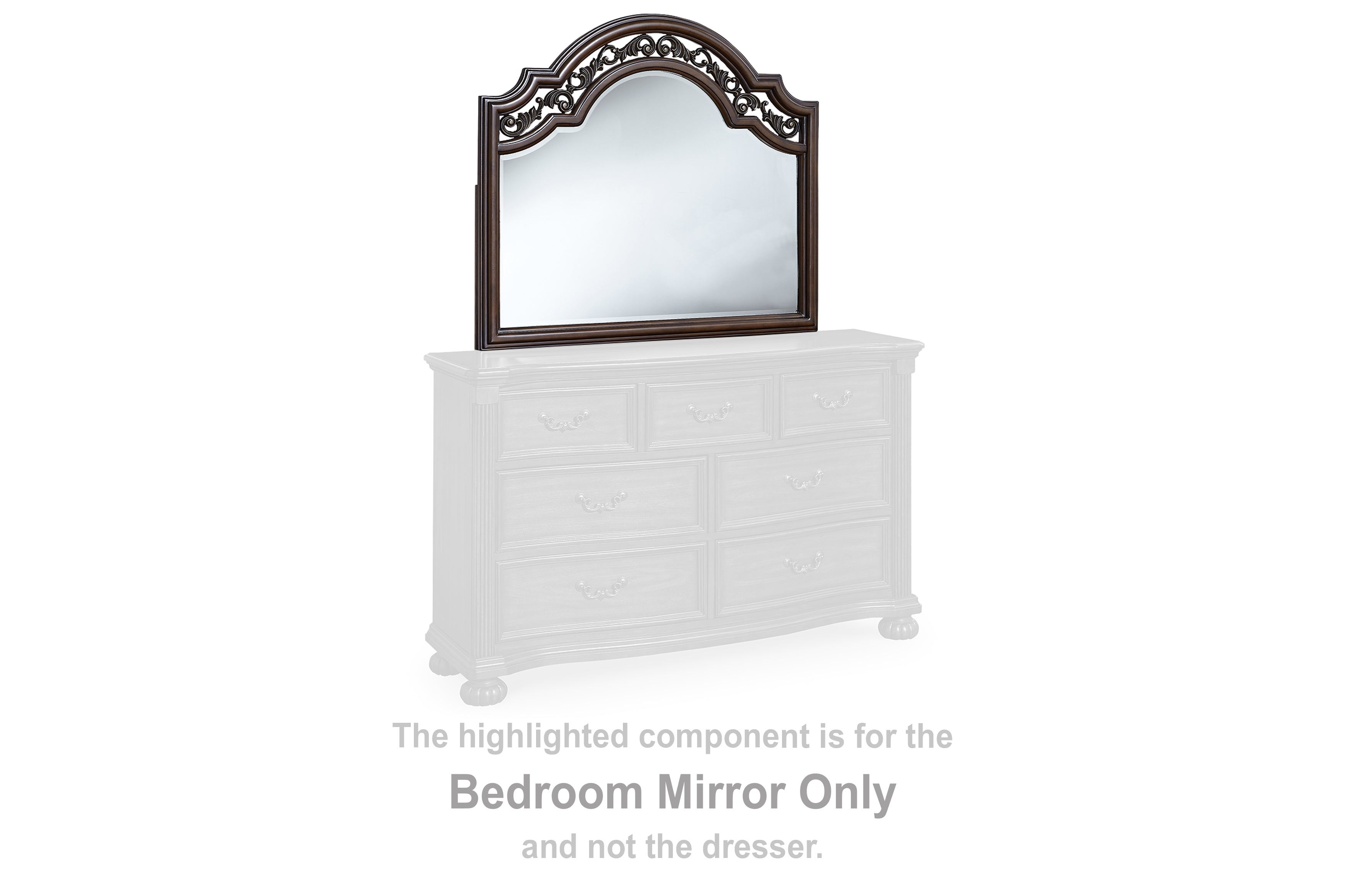 3 Brothers Decor - Ashley Furniture - Lavinton Bedroom - Bedroom Mirror / Brown - B764-36