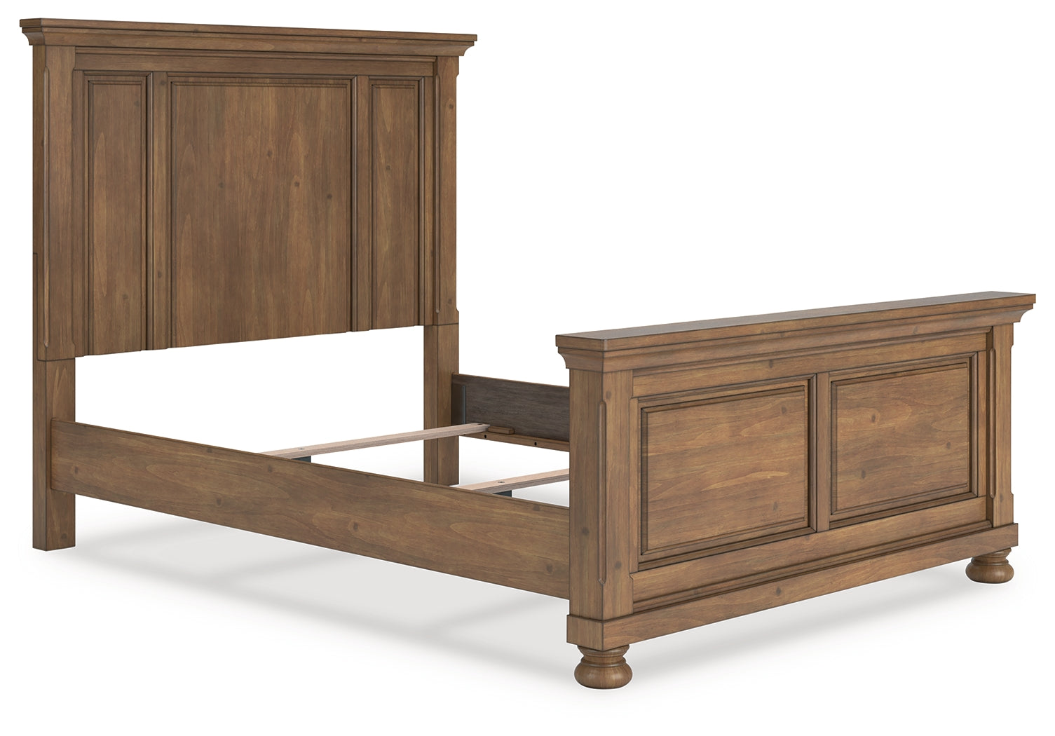 3 Brothers Decor - Ashley Furniture - Feddinger Bedroom - Queen Panel Bed / Medium Brown - PCB779B2