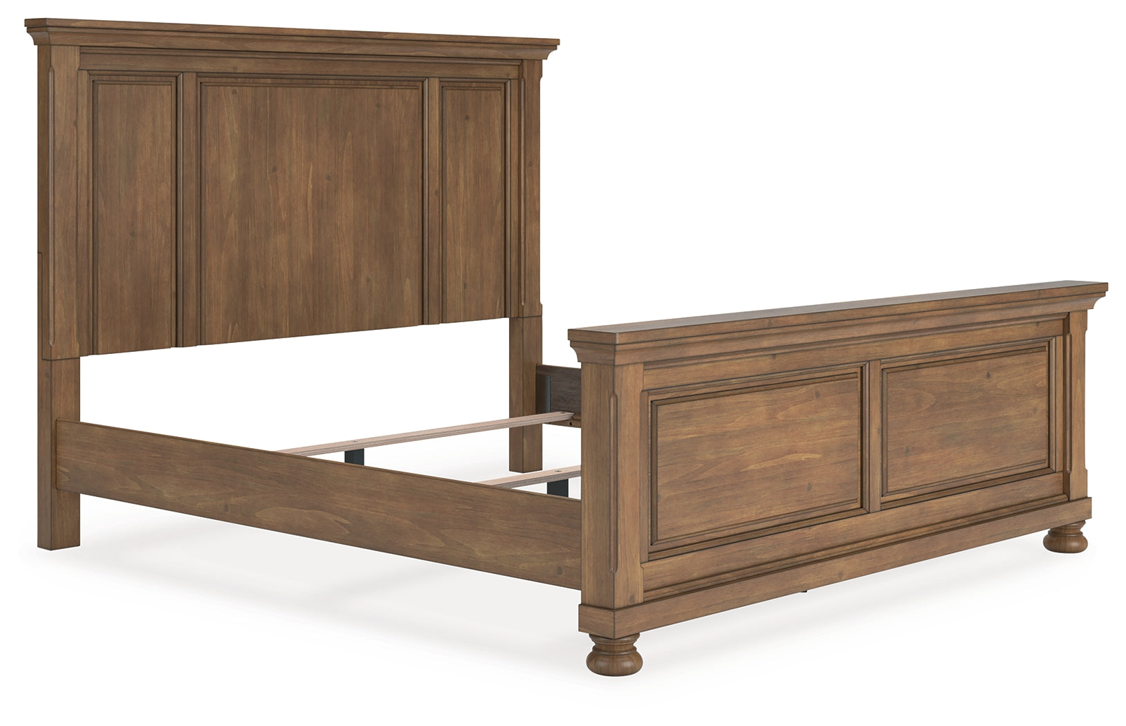 3 Brothers Decor - Ashley Furniture - Feddinger Bedroom - King Panel Bed / Medium Brown - PCB779B6