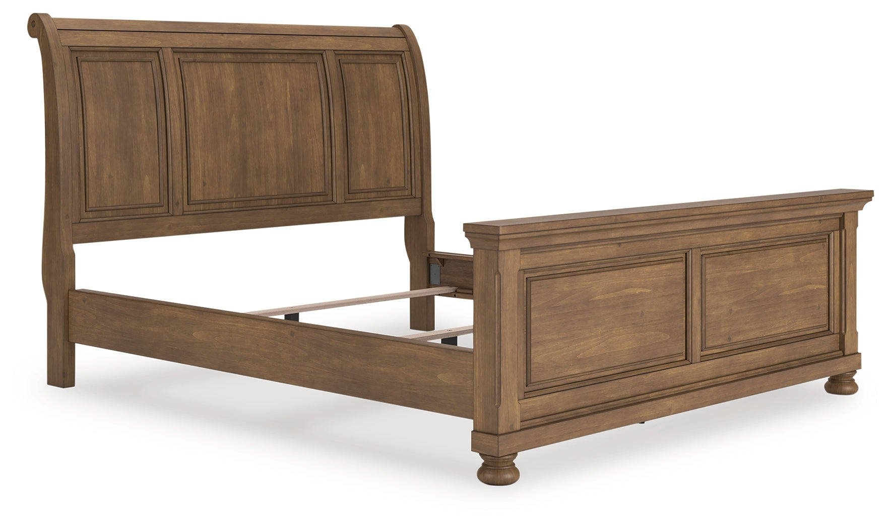 3 Brothers Decor - Ashley Furniture - Feddinger Bedroom - California King Sleigh Bed / Medium Brown - PCB779B16