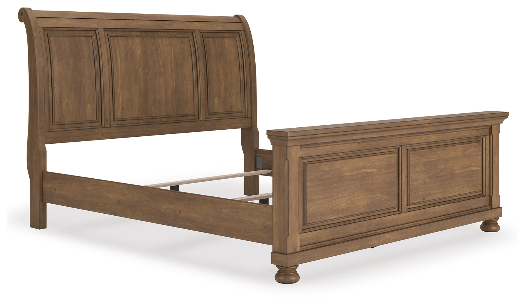 3 Brothers Decor - Ashley Furniture - Feddinger Bedroom - King Sleigh Bed / Medium Brown - PCB779B15