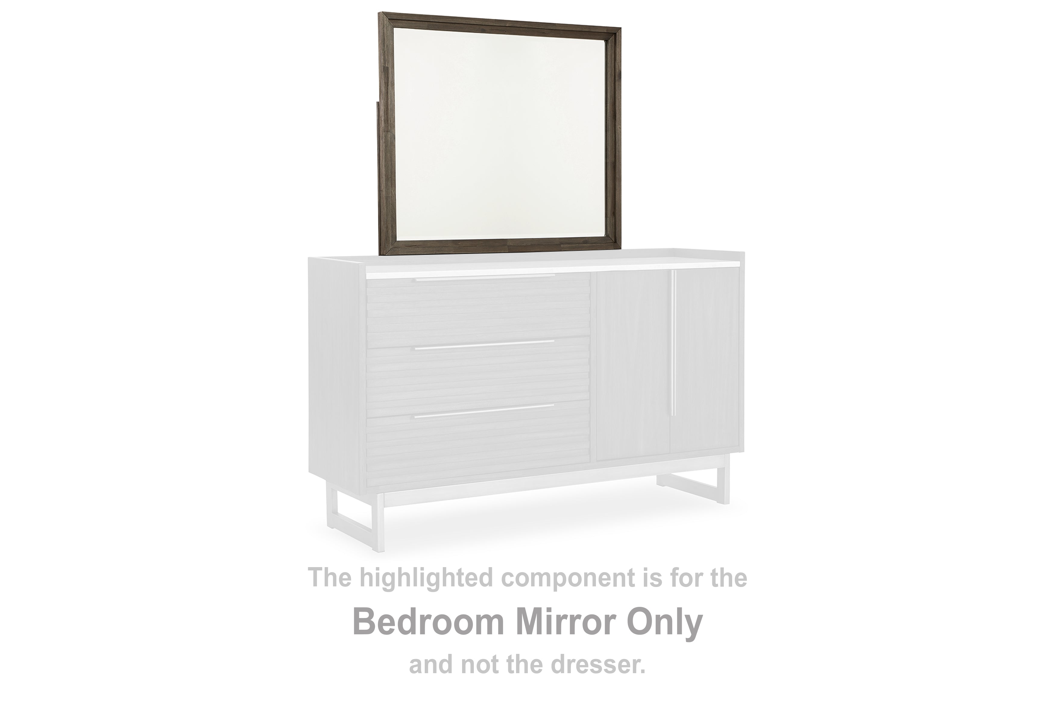 3 Brothers Decor - Ashley Furniture - Arkenton Bedroom - Bedroom Mirror / Grayish Brown - B786-36