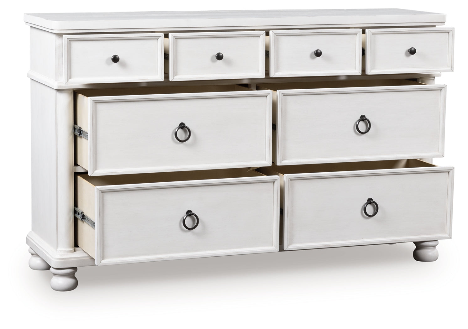 3 Brothers Decor - Ashley Furniture - Rowlenstown Bedroom - Dresser / Antique White - PCB823-31