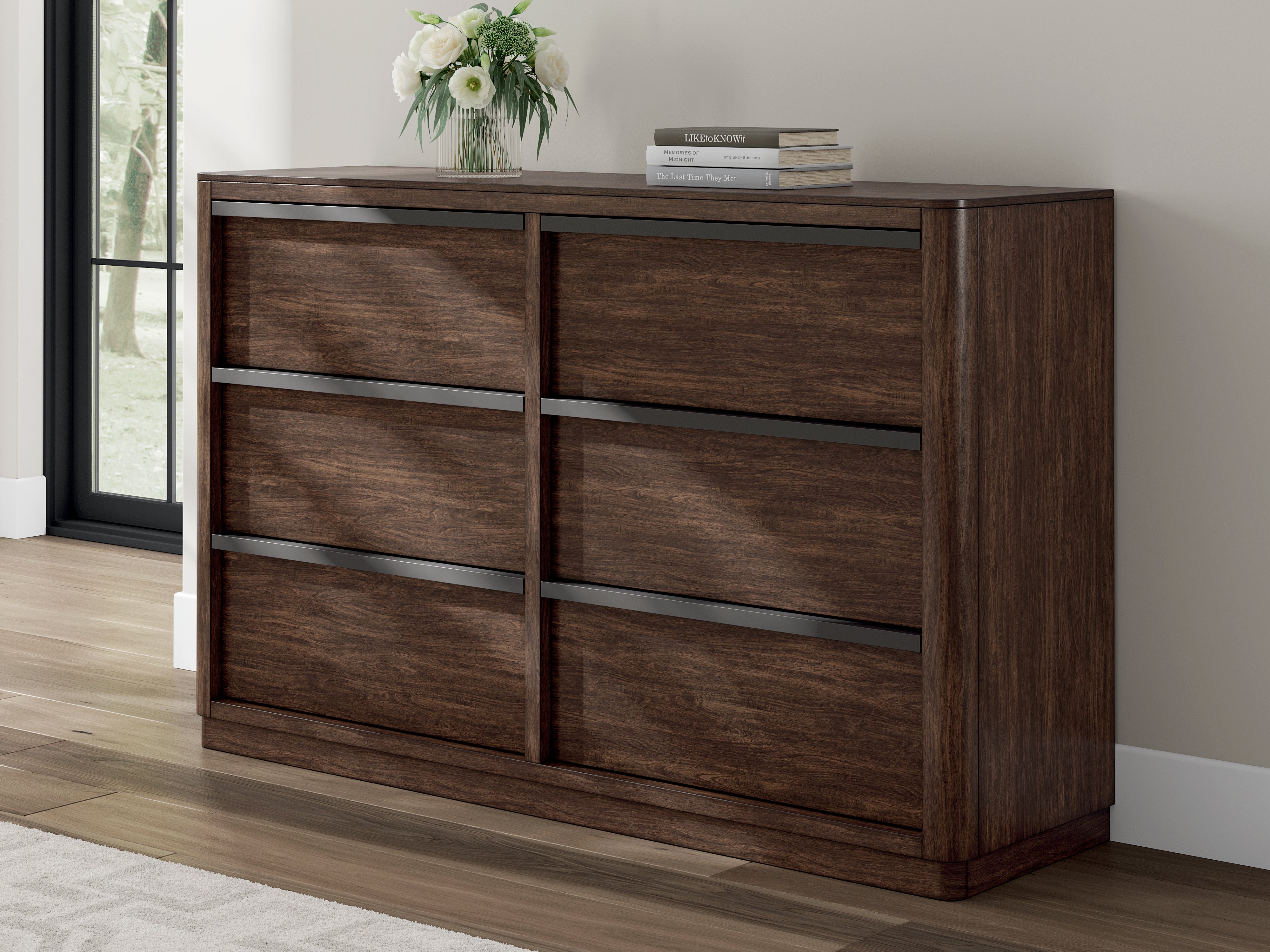 3 Brothers Decor - Ashley Furniture - Dilenno Bedroom - Dresser / Dark Brown - PCB857-31