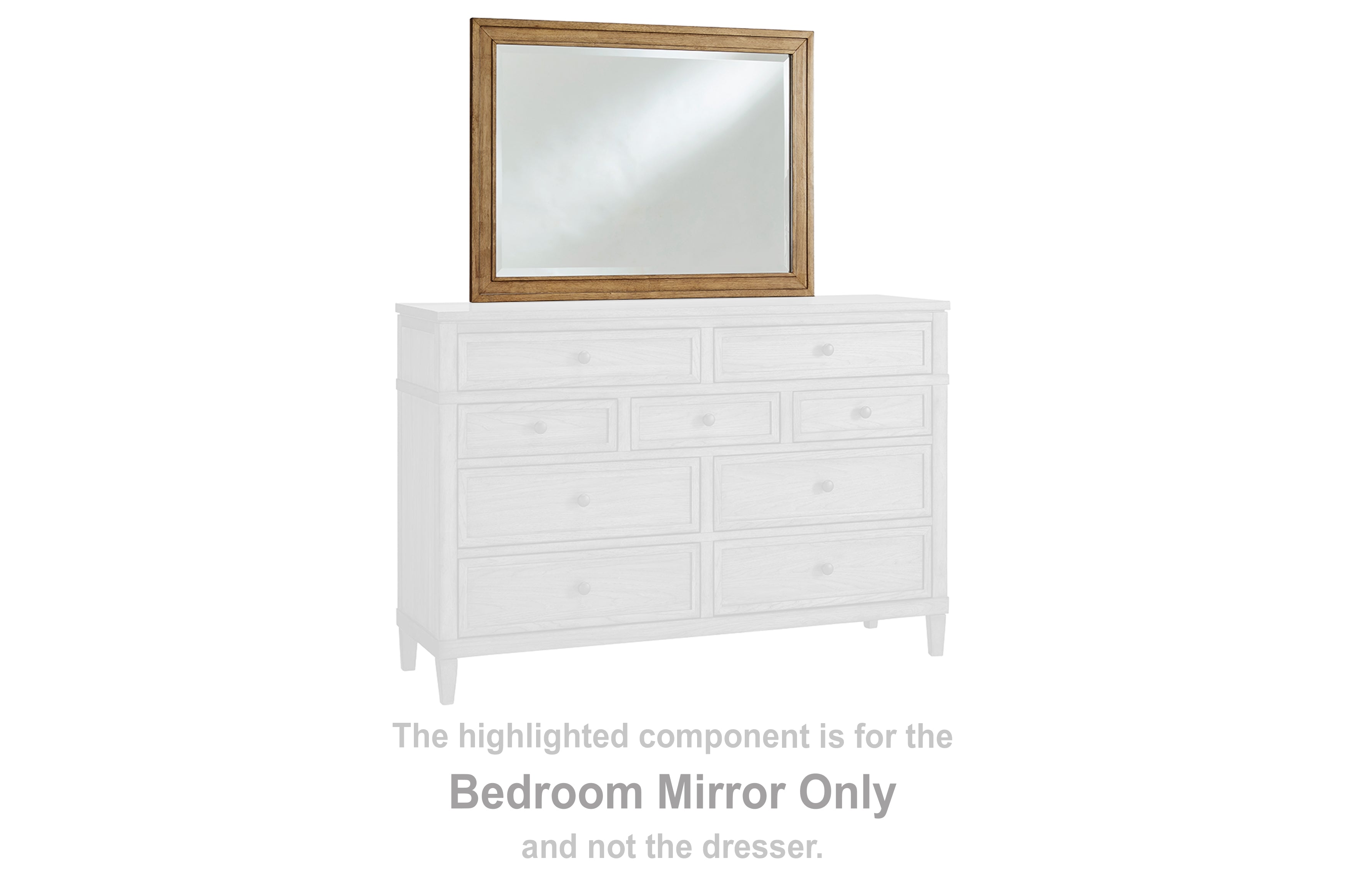 3 Brothers Decor - Ashley Furniture - Sharlance Bedroom - Bedroom Mirror / Brown - B895-36