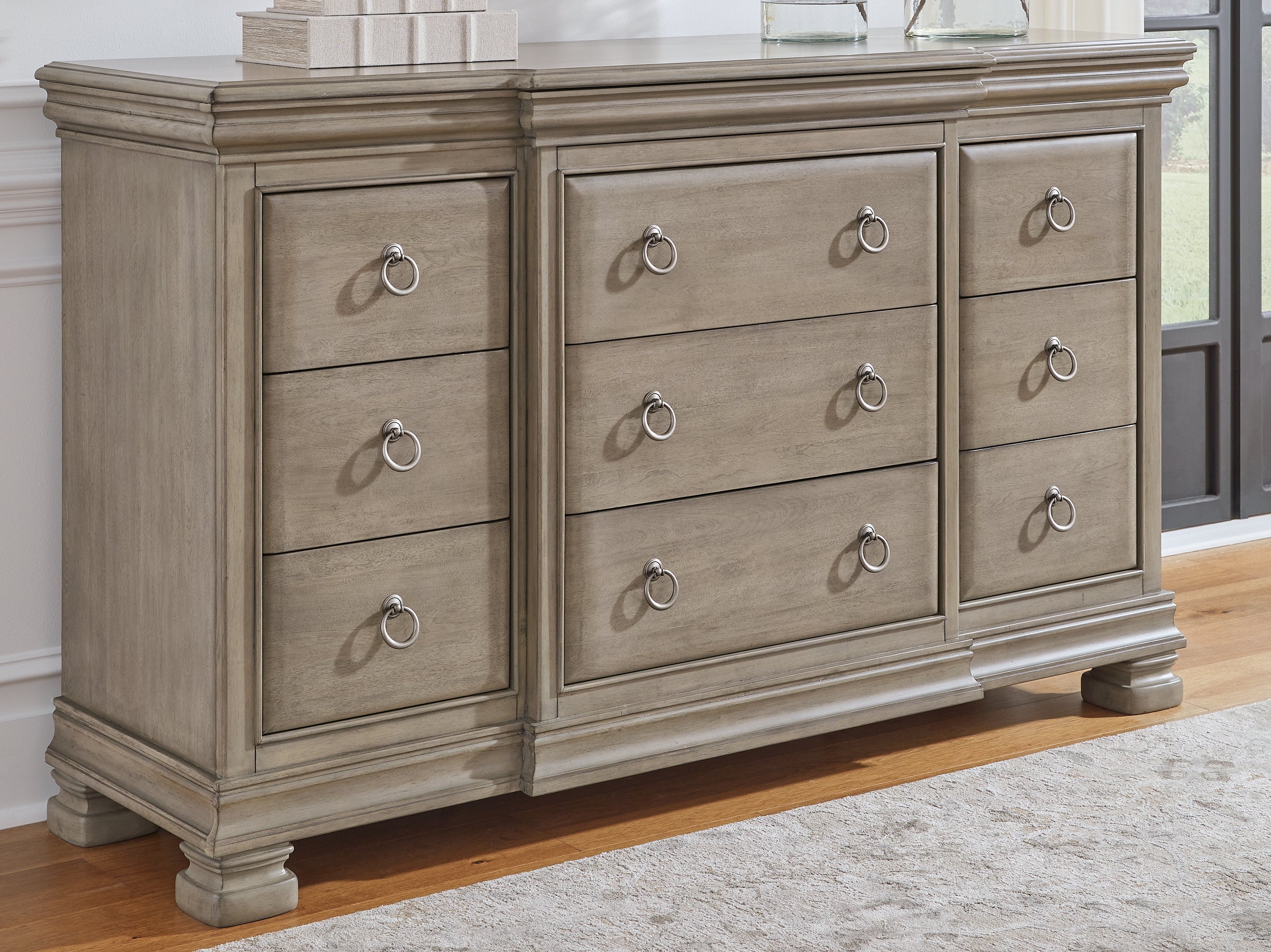 3 Brothers Decor - Ashley Furniture - Lexorne Bedroom - Dresser / Gray - B924-31