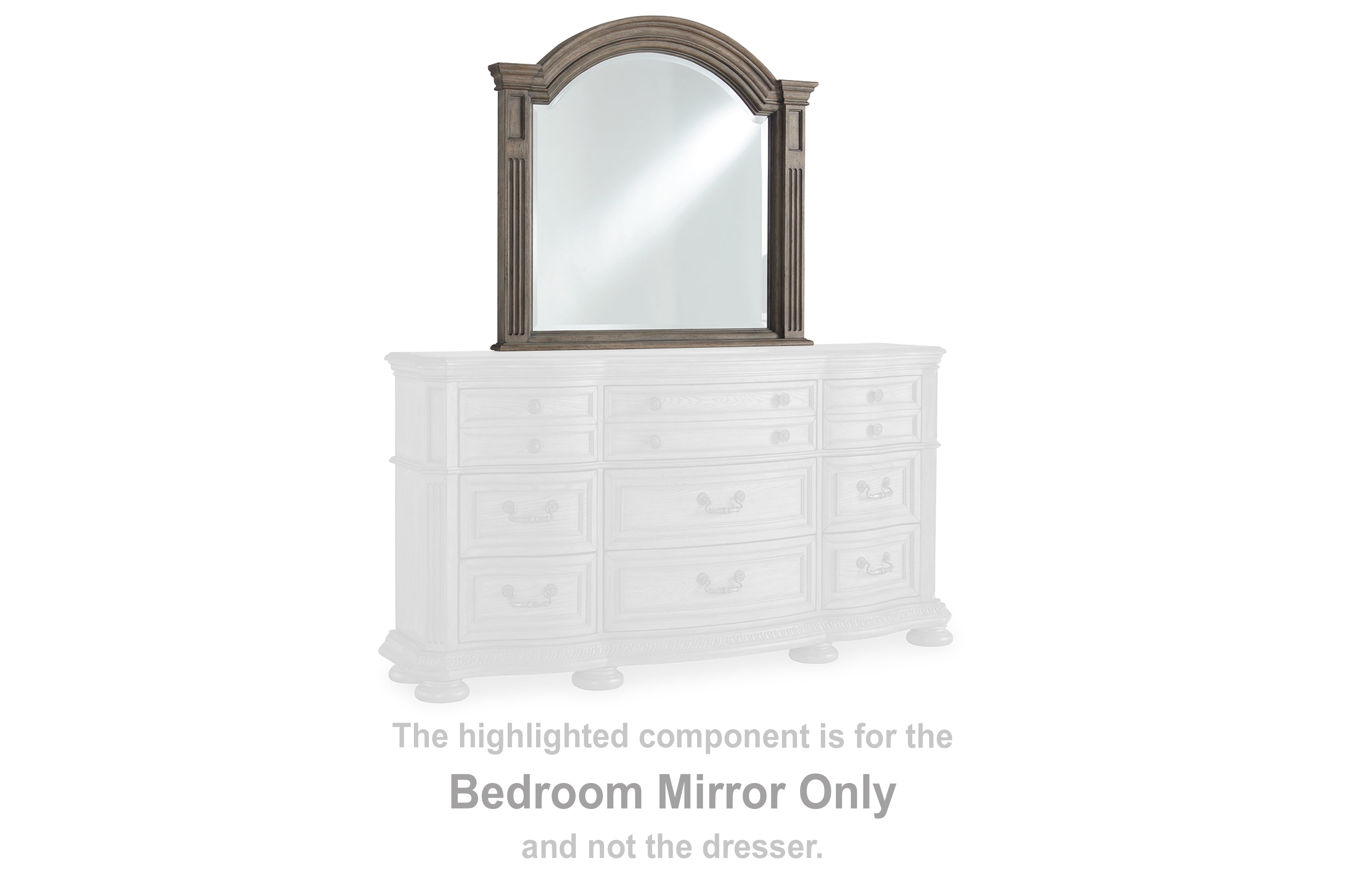 3 Brothers Decor - Ashley Furniture - Ardenfield Bedroom - Bedroom Mirror / Light Brown - B944-36