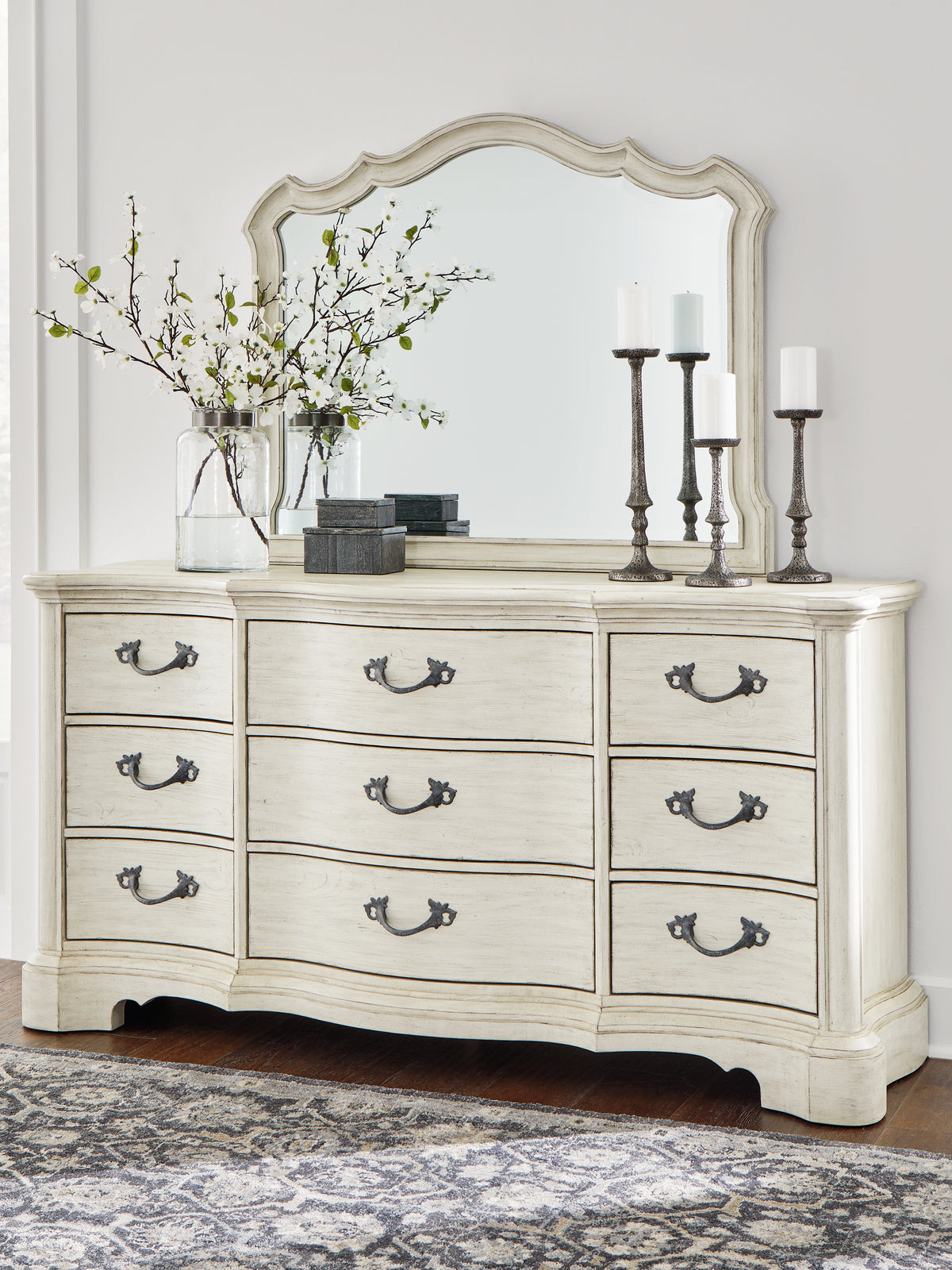 3 Brothers Decor - Ashley Furniture - Arlendyne Bedroom - Dresser and Mirror - B980B1