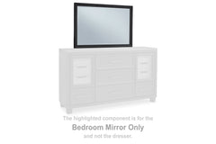 3 Brothers Decor - Ashley Furniture - Foyland Bedroom - Bedroom Mirror / Black - B989-36