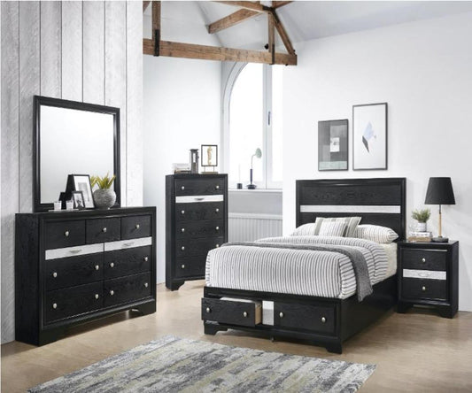 Sadeel Black Bedroom