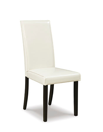 3 Brothers Decor - Ashley Furniture - Kimonte Dining Room - Dining Chair (Set of 2) / Ivory - D250-01X2