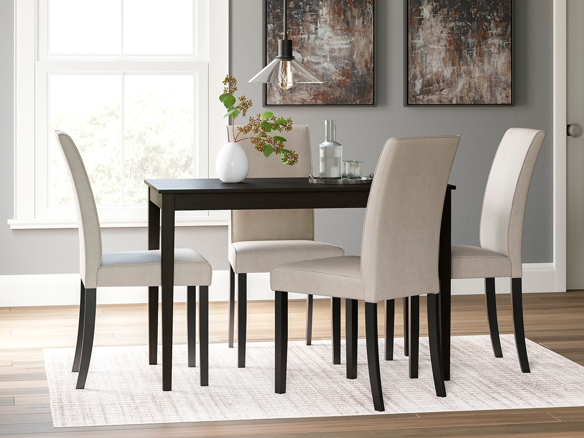 3 Brothers Decor - Ashley Furniture - Kimonte Dining Room - Rectangular Dining Room Table / Dark Brown - D250-25