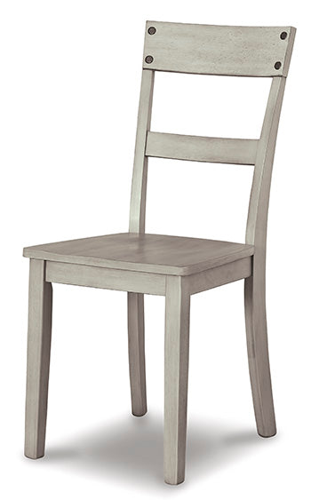 3 Brothers Decor - Ashley Furniture - Loratti Dining Room - Dining Chair (Set of 2) / Gray - D261-01X2
