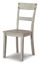 3 Brothers Decor - Ashley Furniture - Loratti Dining Room - Dining Chair (Set of 2) / Gray - D261-01X2
