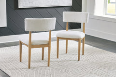 3 Brothers Decor - Ashley Furniture - Sawdyn Dining Room - Dining Chair (Set of 2) / Light Brown - D427-02X2