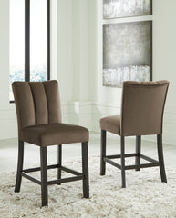 3 Brothers Decor - Ashley Furniture - Jeshina Counter Height Barstool (Set of 2) - Counter Height Barstool (Set of 2) / Mocha - PCD581-124X2