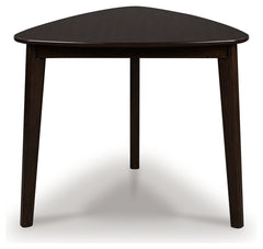 3 Brothers Decor - Ashley Furniture - Mallenette Dining Table - Triangle Dining Room Table / Merlot - PCD607-16