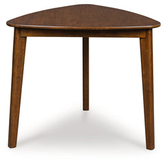 3 Brothers Decor - Ashley Furniture - Tameride Dining Table - Triangle Dining Room Table / Brown - PCD609-16