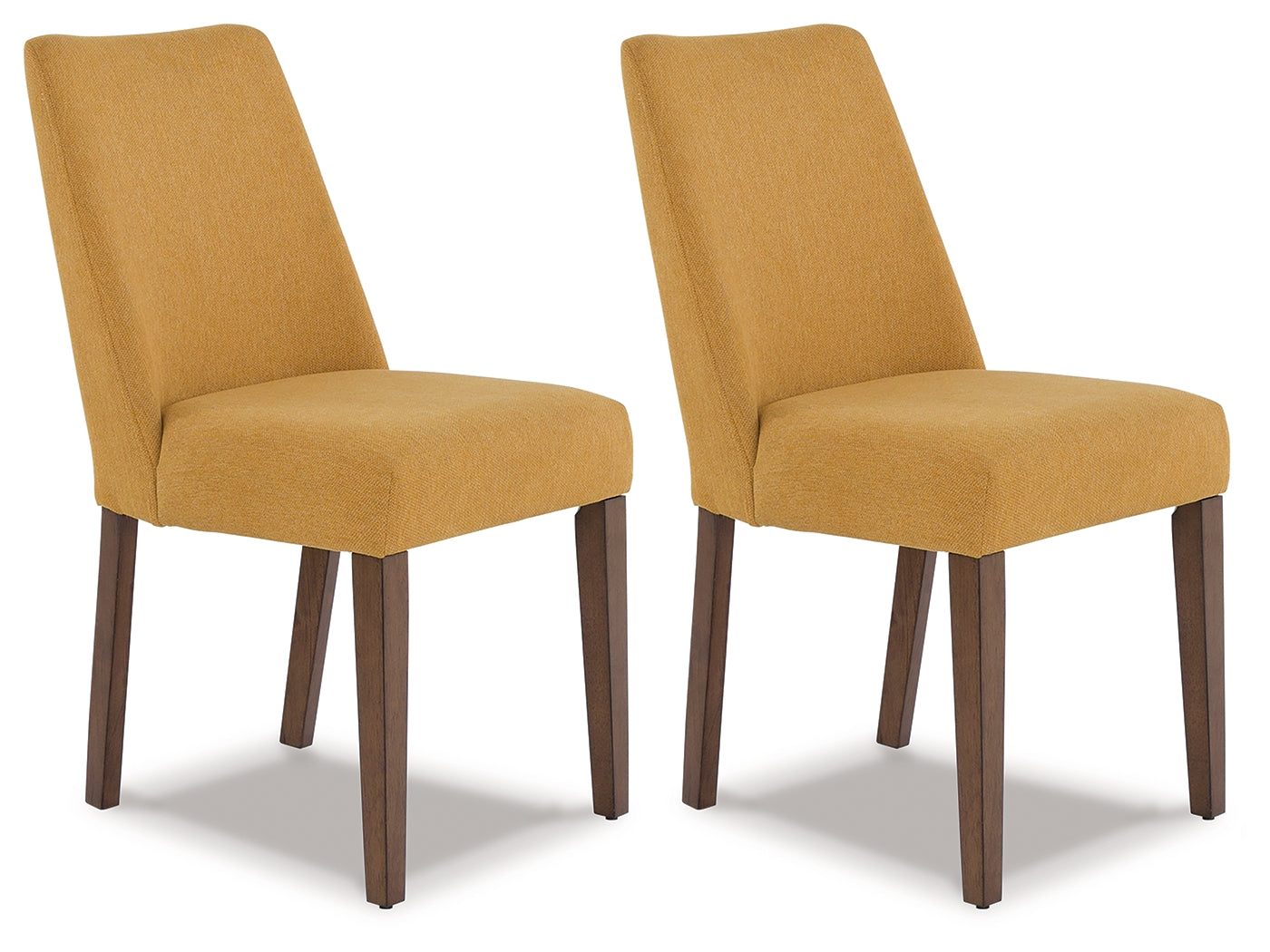 3 Brothers Decor - Ashley Furniture - Lyncott Dining Room - Dining Chair (Set of 2) / Mustard/Brown - D615-04X2
