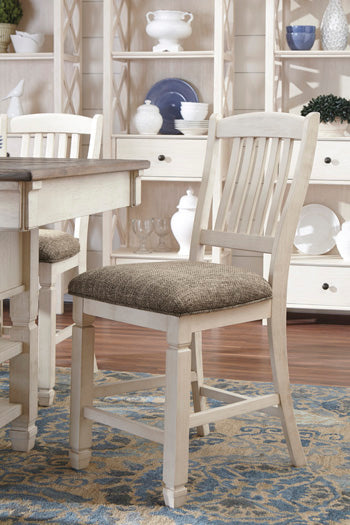 3 Brothers Decor - Ashley Furniture - Bolanburg Dining Room - Counter Height Bar Stool (Set of 2) / Two-tone - D647-124X2