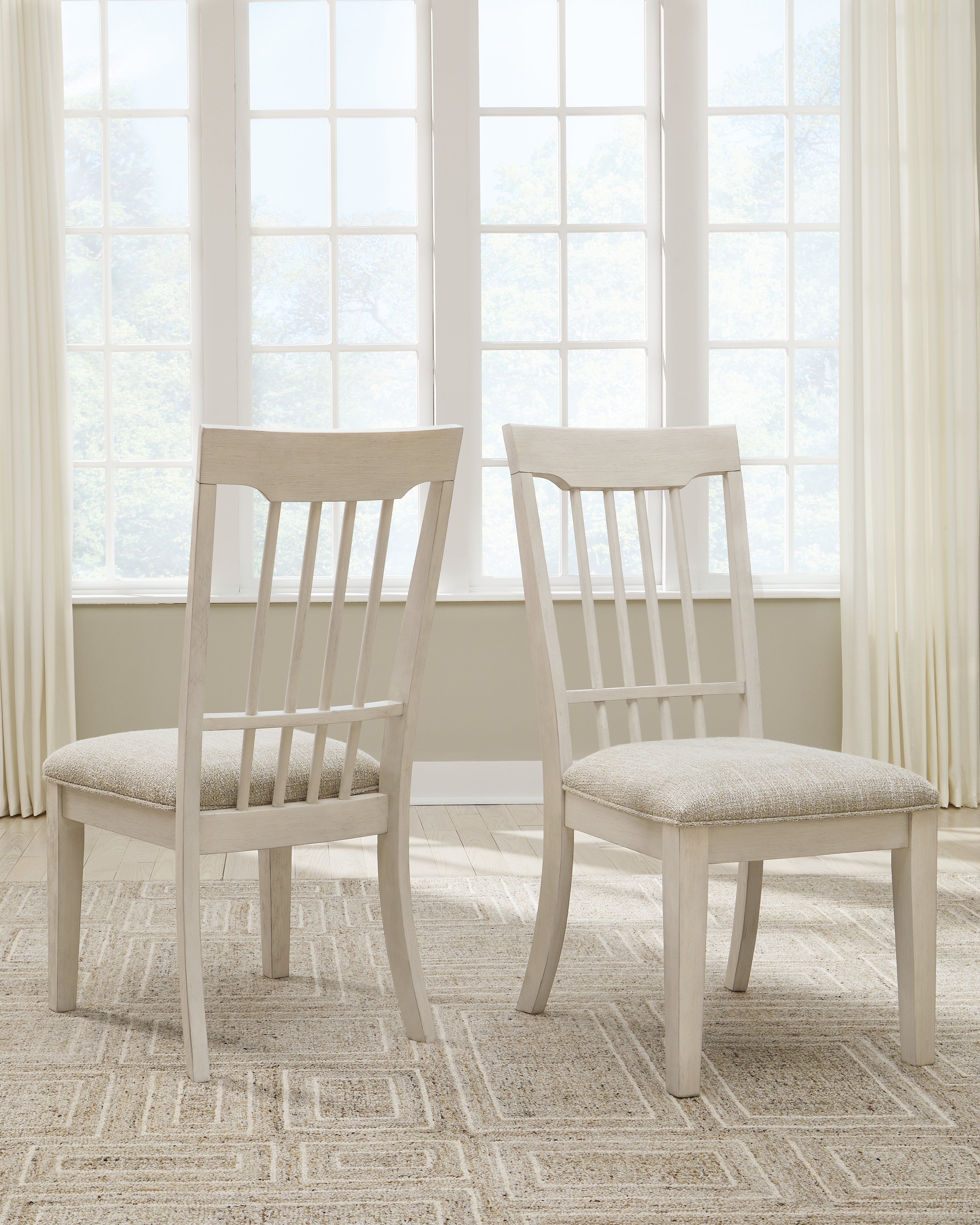 3 Brothers Decor - Ashley Furniture - Shaybrock Dining Room - Dining Chair (Set of 2) / Multi - D683-02X2
