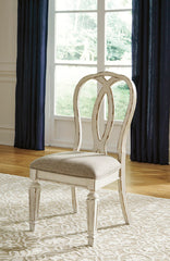 3 Brothers Decor - Ashley Furniture - Realyn Dining Room - Dining Chair (Set of 2) / Chipped White - D743-02X2