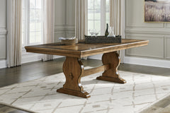 3 Brothers Decor - Ashley Furniture - Sturlayne Dining Room - RECT Dining Room EXT Table / Brown - D787-35